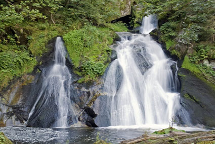 idyllic Triberg Waterfalls