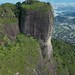 The Summit of Pedra da Gávea from a Drone ('the Topsail Stone') at 844 m (2,769 ft) MSL, Rio de Janeiro Brasil.