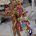 Woman Performer in Elaborate Costume, Carnaval Champion's Parade Samba Performance, Sambadrome Marquês de Sapucaí (Sambódromo), Rio de Janeiro, Brazil