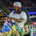 Float of Man With Turban, Carnaval Champion's Parade Samba Performance, Sambadrome Marquês de Sapucaí (Sambódromo), Rio de Janeiro, Brazil