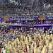 HD Panorama, Many Dance Performers, Carnaval Champion's Parade Samba Performance, Sambadrome Marquês de Sapucaí (Sambódromo), Rio de Janeiro, Brazil