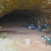 Acampamento em gruta no vale do Catimbau