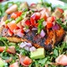Grilled Salmon Salad with Strawberry Salsa